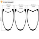 Aro de Carbono Ultraligero 700C 60x28mm Tubeless con Gancho/Sin Gancho / Tubular para Bicicleta de Carretera Aro de Carbono Ultraligero 700C 60x28mm Tubeless con Gancho/Sin Gancho / Tubular para Bicicleta de Carretera